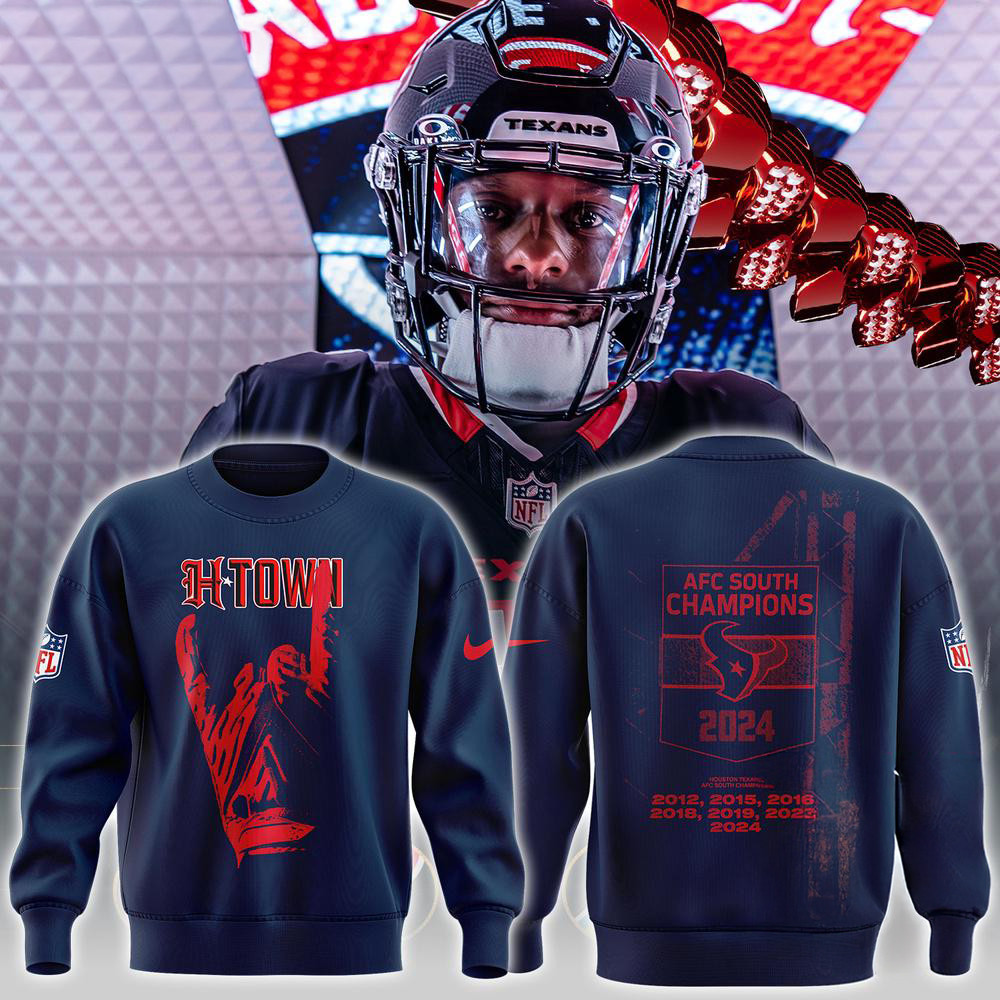 Houston Texans AFC South Champions 2025 Special New Sweatshirt Football Lovers Gifts