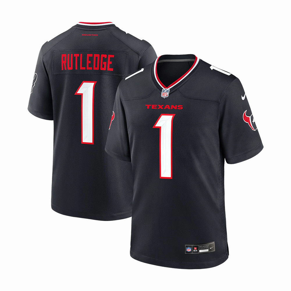 Houston Texans Keylan Rutledge NFL Draft 2026 Jersey Houston Texas Merch Football Gear For Him