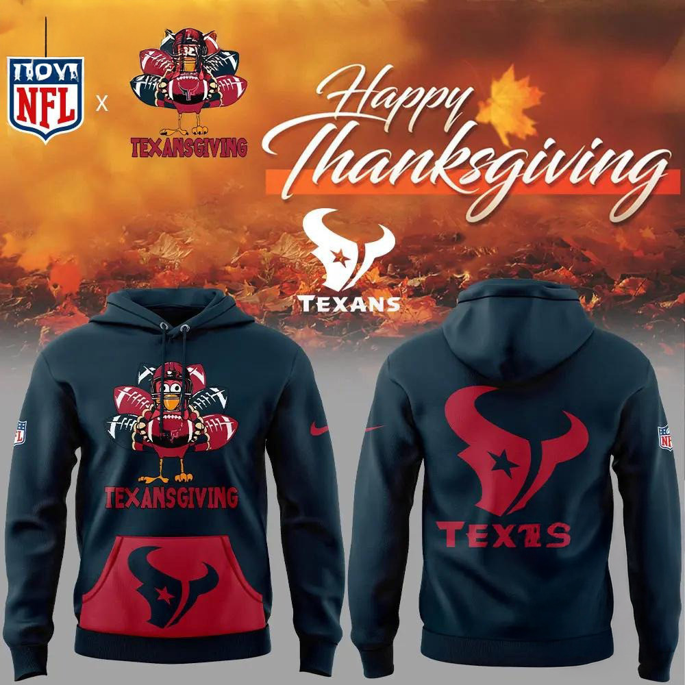 Houston Texans Thanksgiving Day Limited Edition New Hoodie Presents For Football Lovers