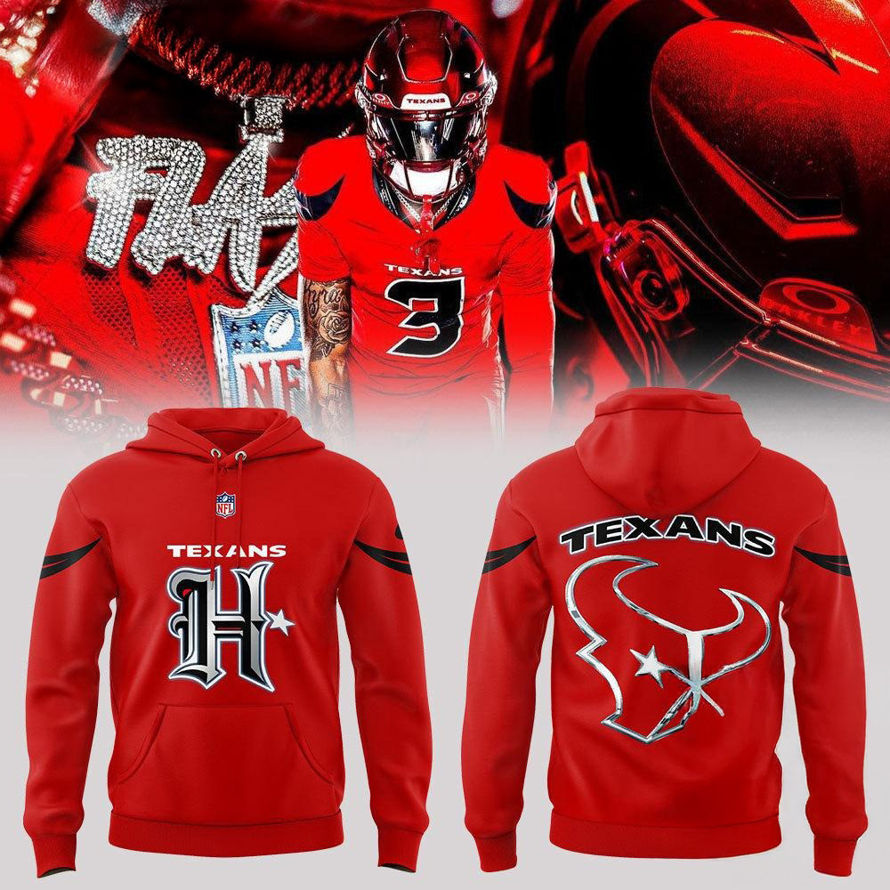 Houston Texans UNIFORM Battle Limited Edition Red Hoodie Gifts For Football Fan