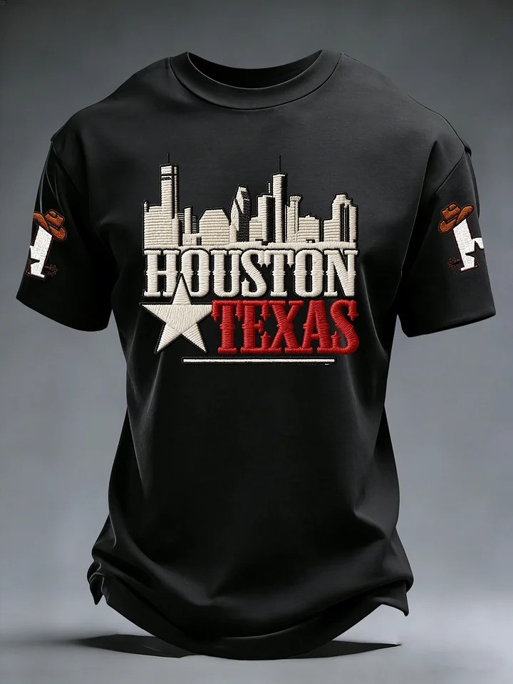 Houston Texas T Shirt Western City Pride Gift For Rodeo Cowboy Fans
