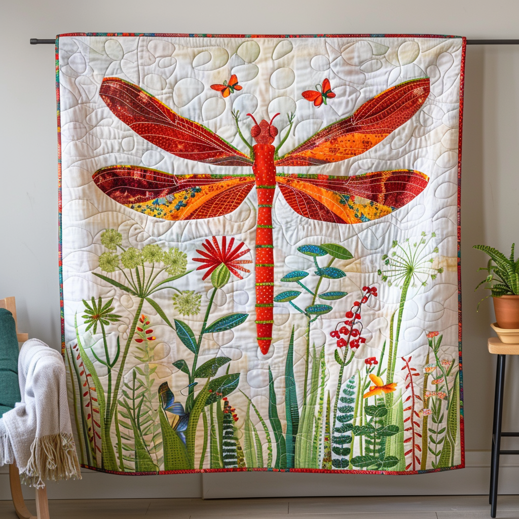 Hovering Harmony Quilted Blanket Cute Heated Blanket