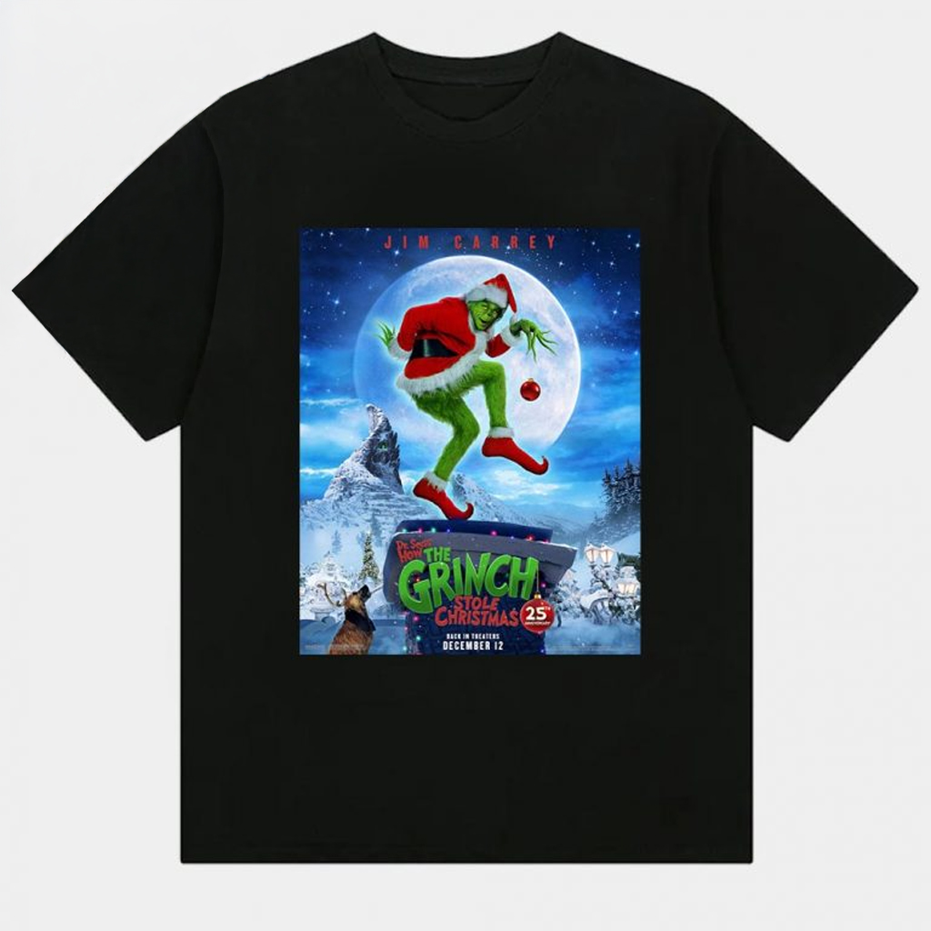 How The Grinch Stole Christmas 25th Anniversary T-Shirt Grinch Merch Xmas Presents For Son How The Grinch Stole Christmas 25th Anniversary T-Shirt Grinch Merch Xmas Presents For Son