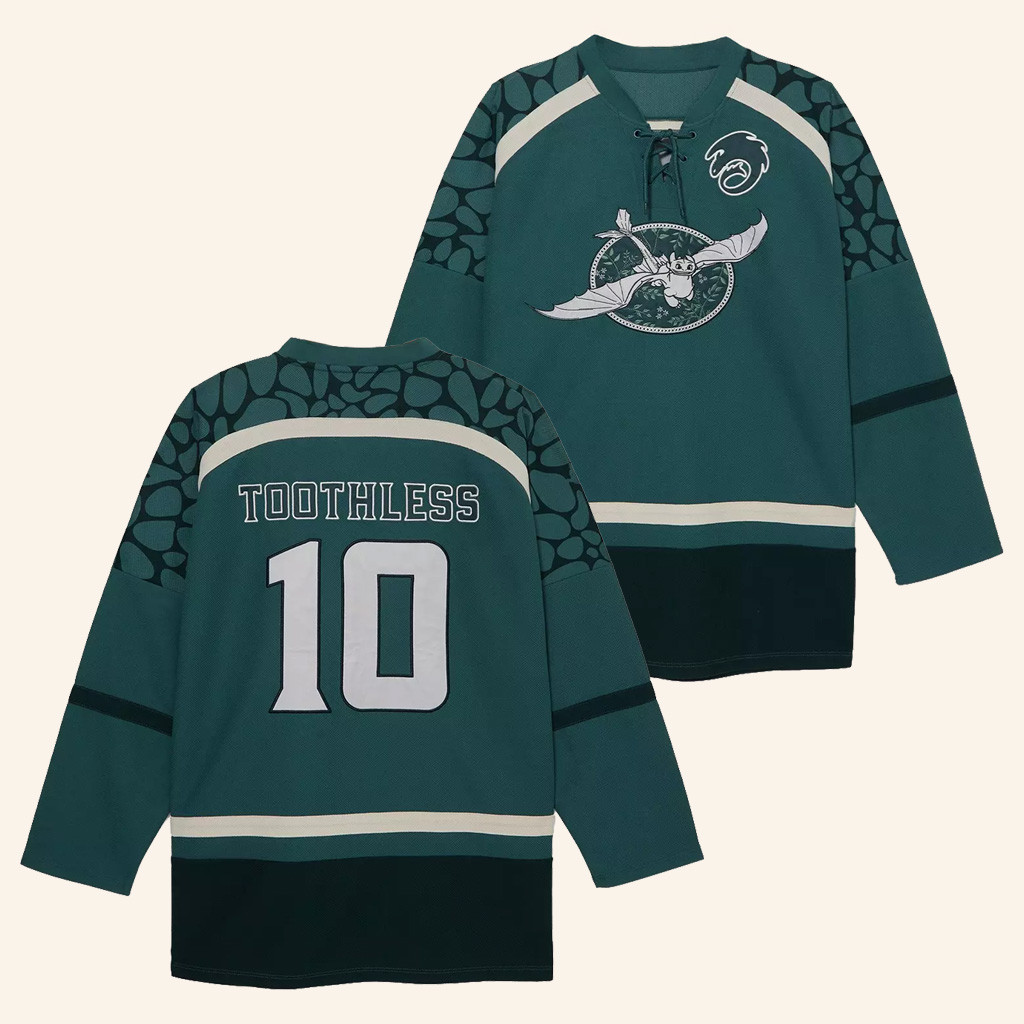 How To Train Your Dragon Merch Toothless 10 Hockey Jersey Unique Gifts For Husband