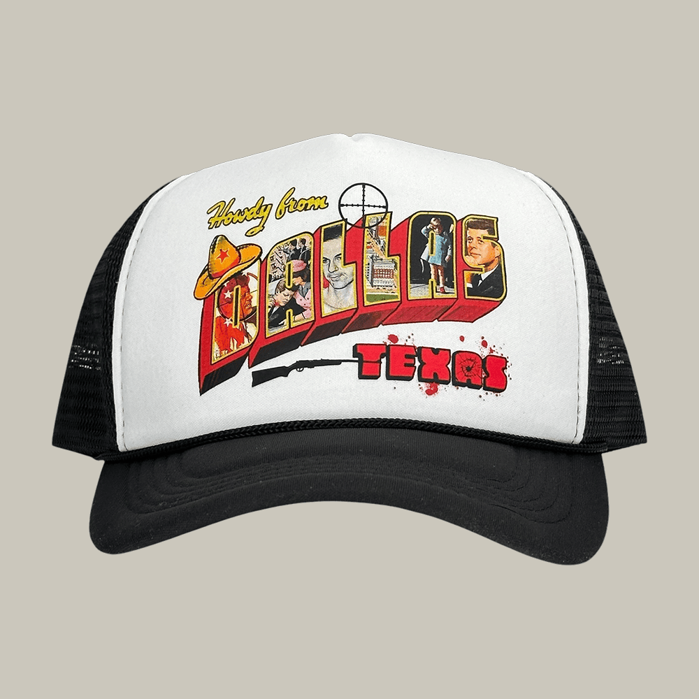 Howdy From Dallas JFK Hat Retro Postcard Design Dallas Texas Merchandise