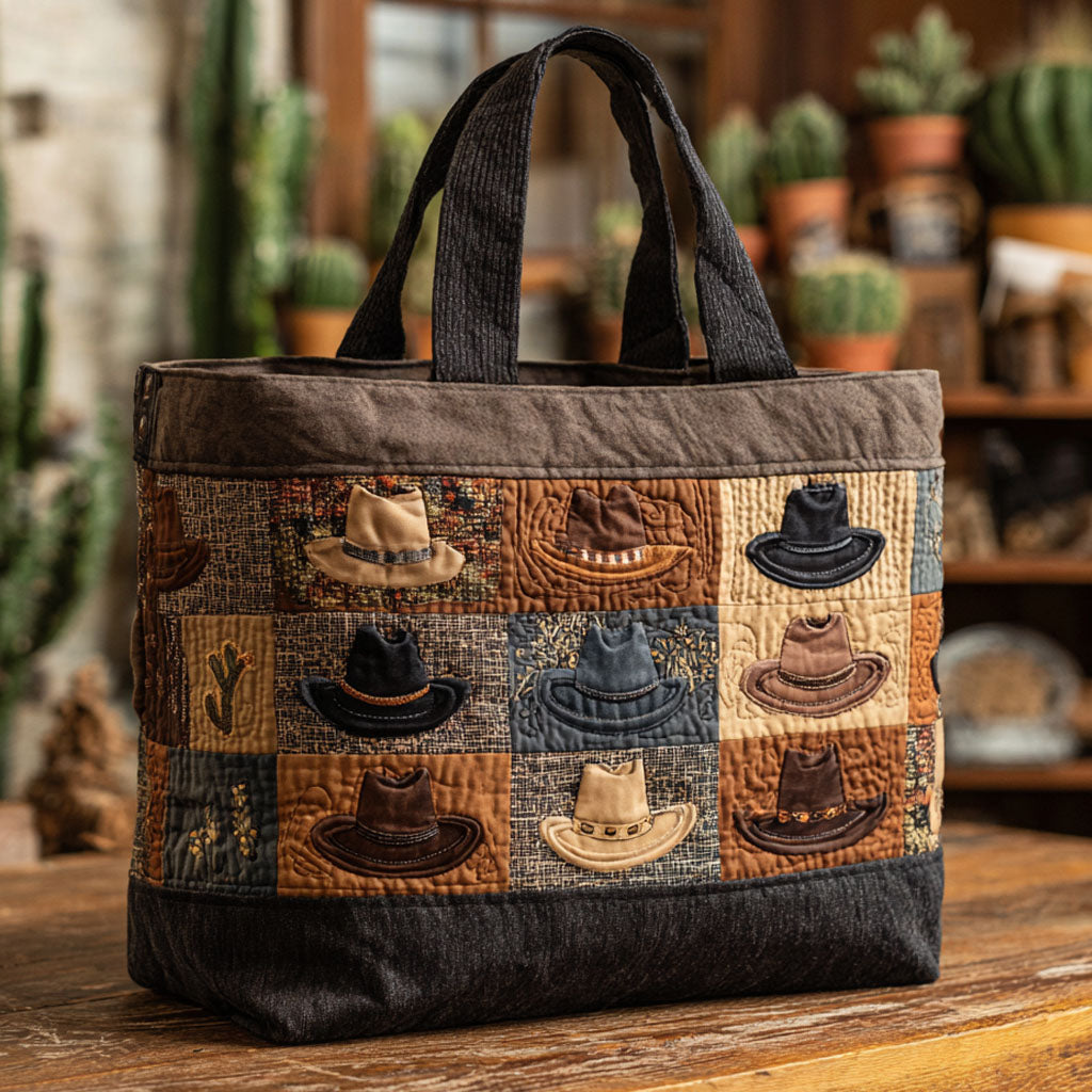 Howdy Harmony Quilted Tote Bag Cow Print Pillow Covers