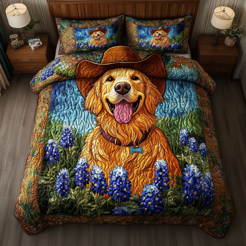 Howdy Howler Quilted Bedding Set Perfect Bedding Gift Set for Family and Friends