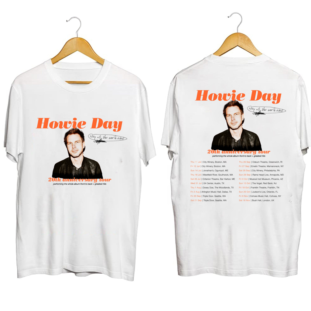Howie Day Tour 2024 Shirt Howie Day Merch Music Lover Gifts For Him