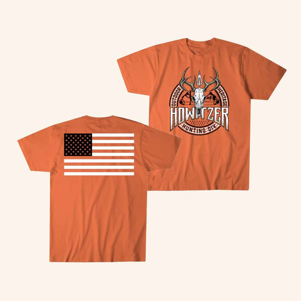 Howitzer Clothing Merch Bow Skull Shirt Christmas Gift For Hunting Lovers Howitzer Clothing Merch Bow Skull Shirt Christmas Gift For Hunting Lovers