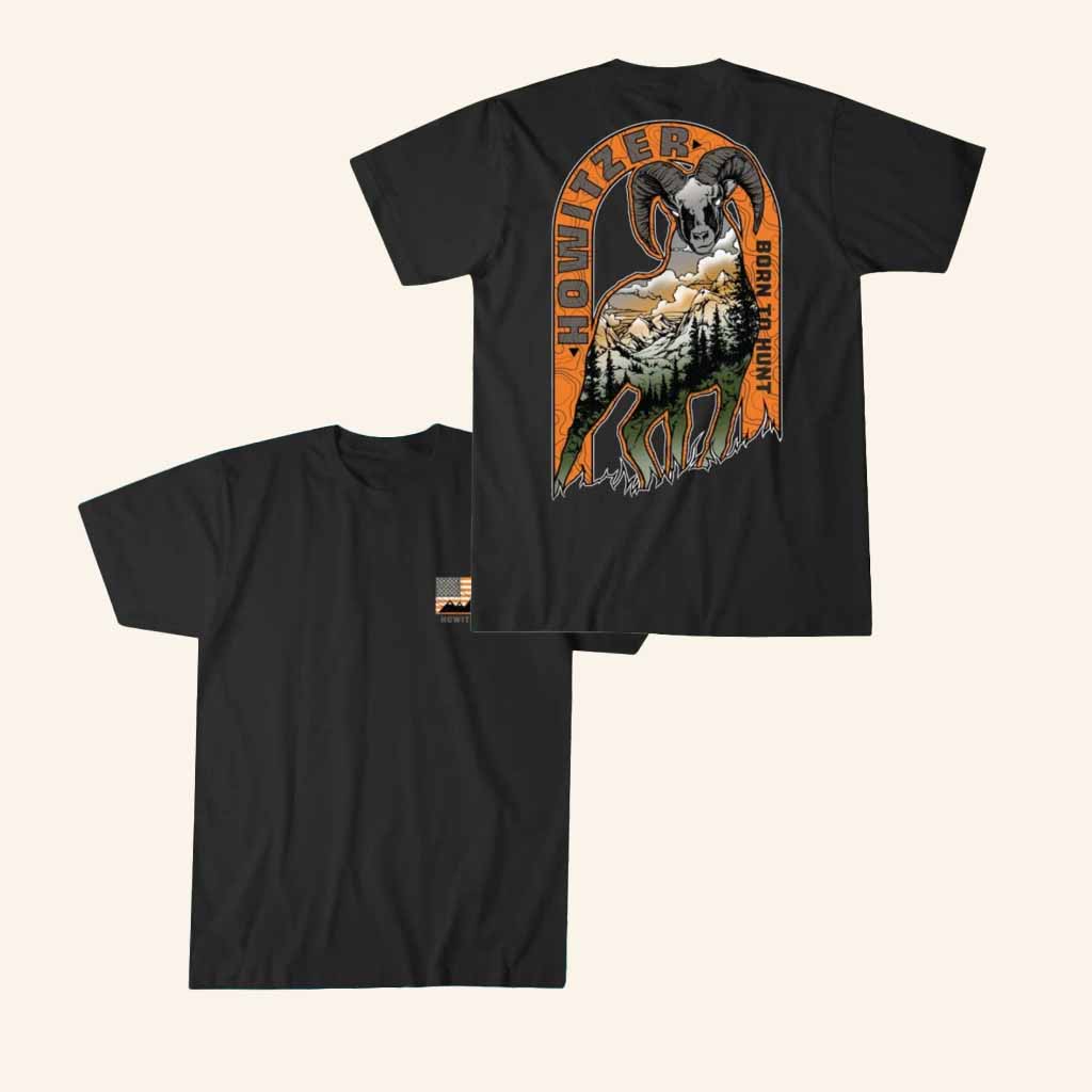 Howitzer Clothing Merch Ram Born To Hunt Shirt Christmas Presents For Him Howitzer Clothing Merch Ram Born To Hunt Shirt Christmas Presents For Him