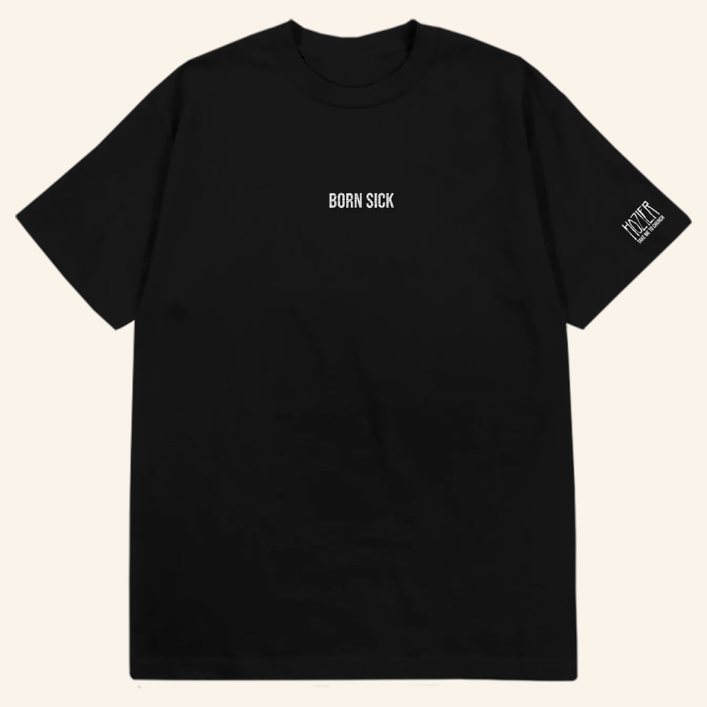 Hozier Merch Born Sick Black T-Shirt Music Lover Gifts For Him