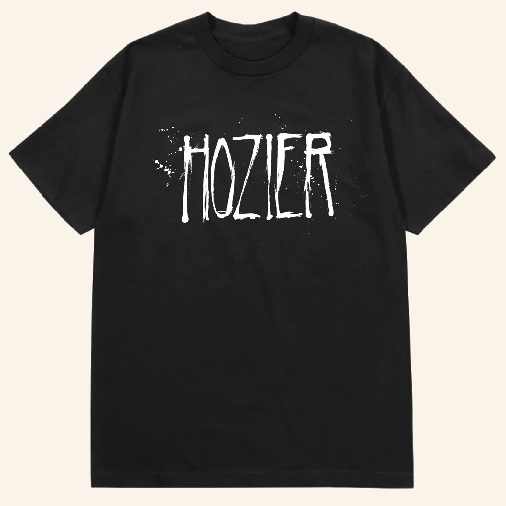 Hozier Merch Hozier Logo Black T-Shirt Music Lover Gift Ideas For Him Hozier Merch Hozier Logo Black T-Shirt Music Lover Gift Ideas For Him