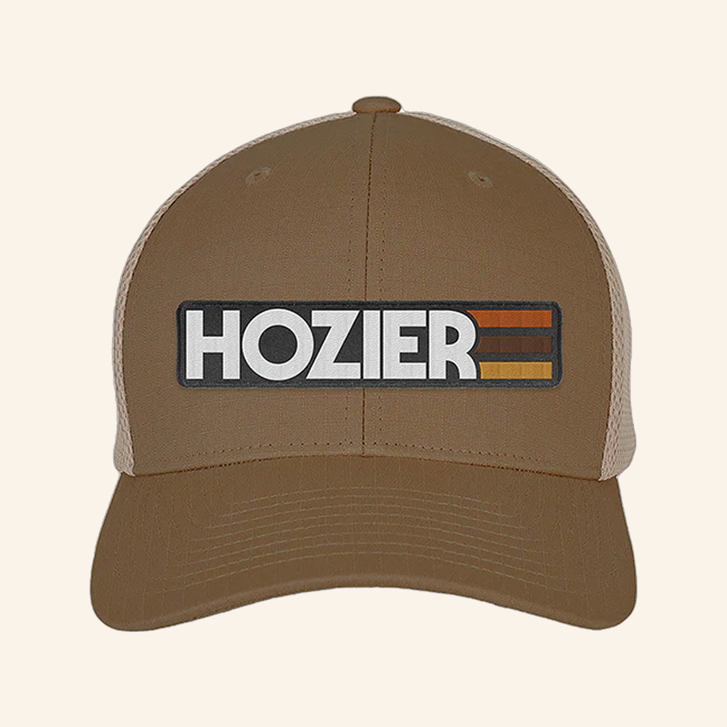 Hozier Merch Hozier Stripe Trucker Hat Music Lover Gift Ideas For Him