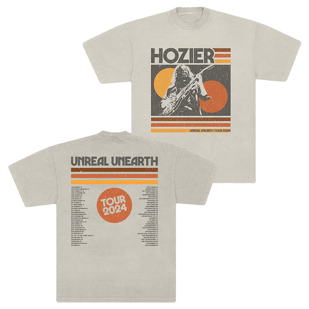 Hozier Merch Hozier Unreal Unearth Tour 2024 T-Shirt Gifts For Music Fans Hozier Merch Hozier Unreal Unearth Tour 2024 T-Shirt Gifts For Music Fans