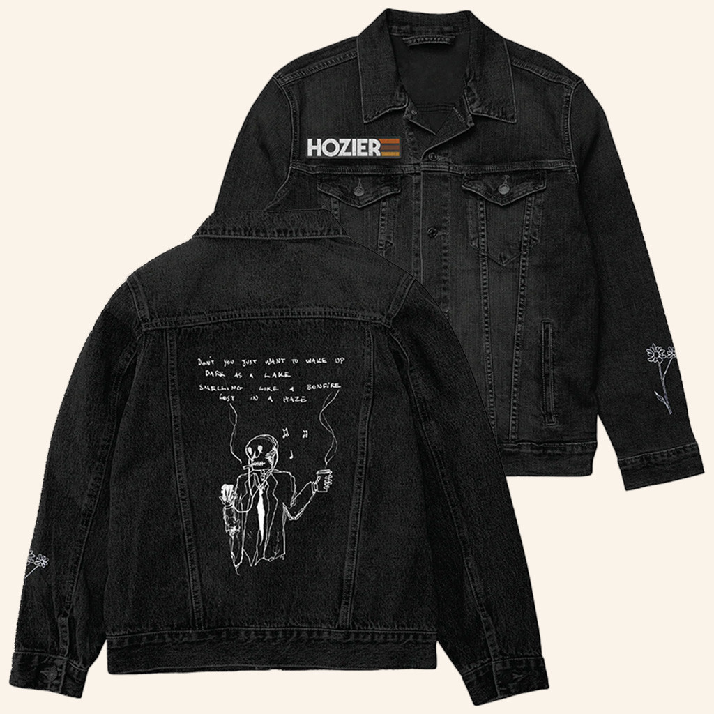 Hozier Merch Lost In A Haze Black Denim Jacket Gifts For Music Fans