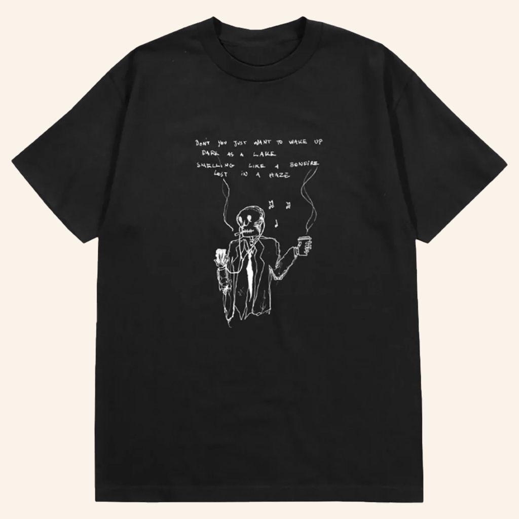 Hozier Merch Lost In A Haze Black T-Shirt Music Gift Ideas For Guys