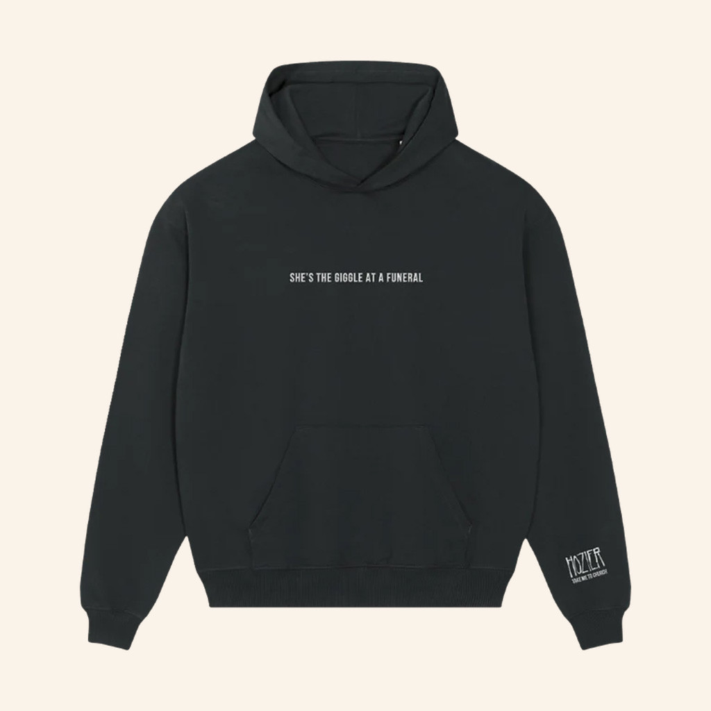 Hozier Merch She's The Giggle At A Funeral Hoodie Gifts For Music Fans