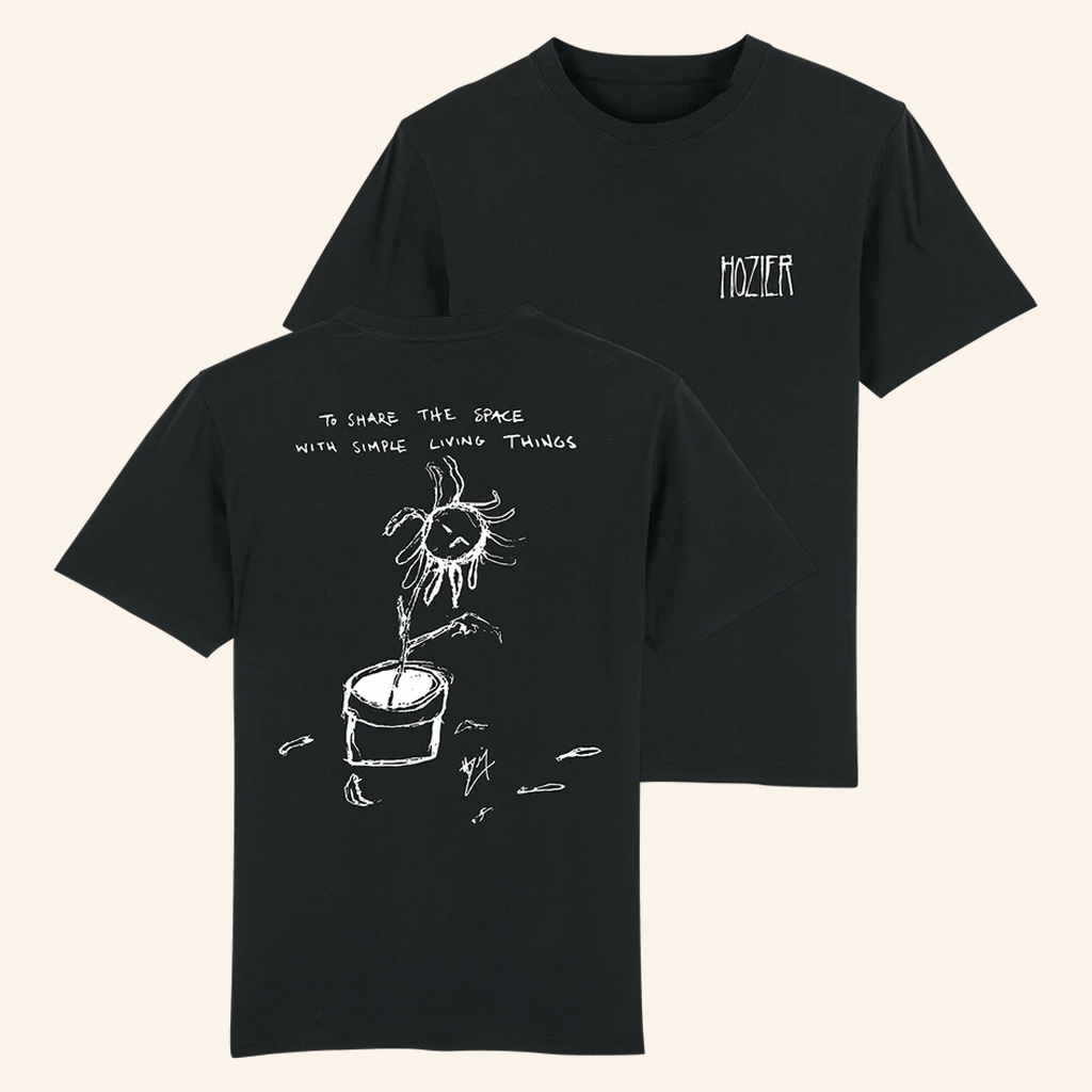 Hozier Merch Simple Living Things Black T-Shirt Music Gift Ideas For Guys