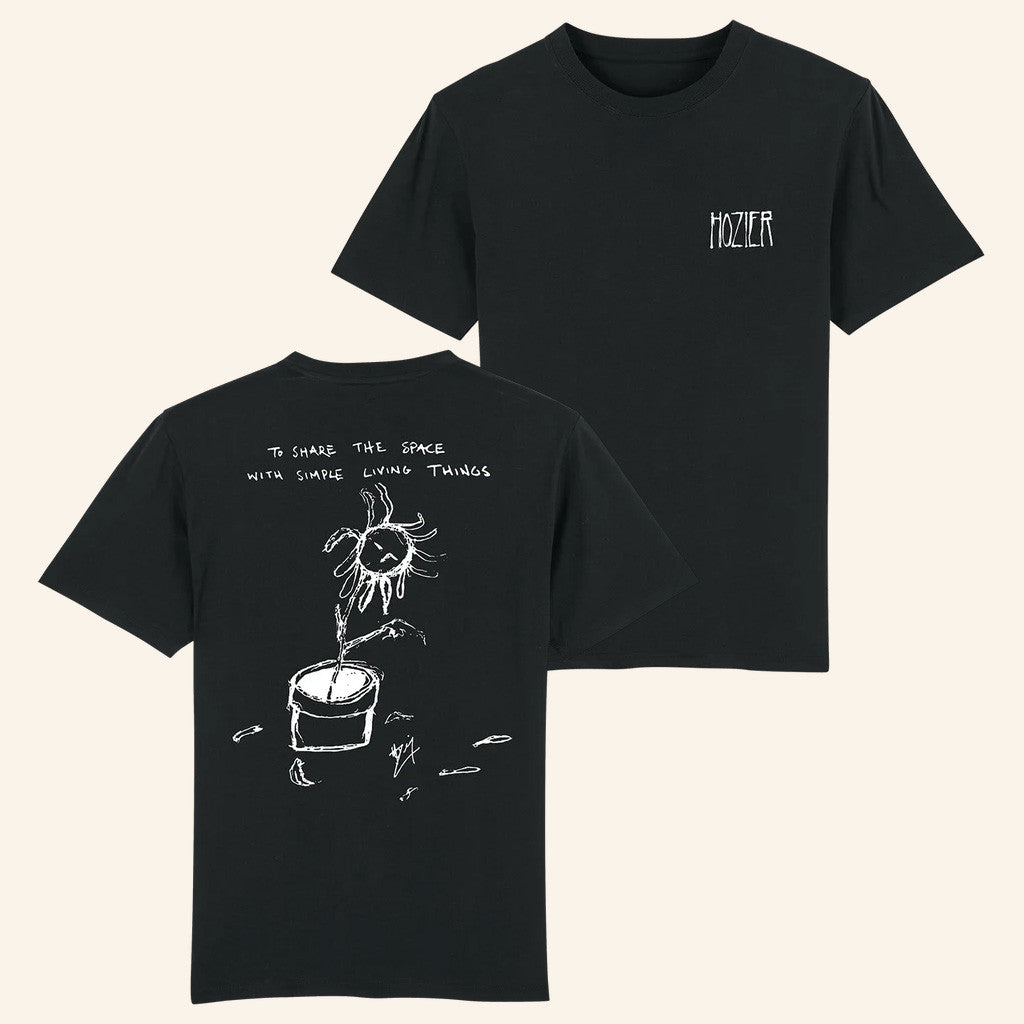 Hozier Merch Tour 2025 Simple Living Things Black T-Shirt Unique Gifts For Music Lovers Hozier Merch Tour 2025 Simple Living Things Black T-Shirt Unique Gifts For Music Lovers