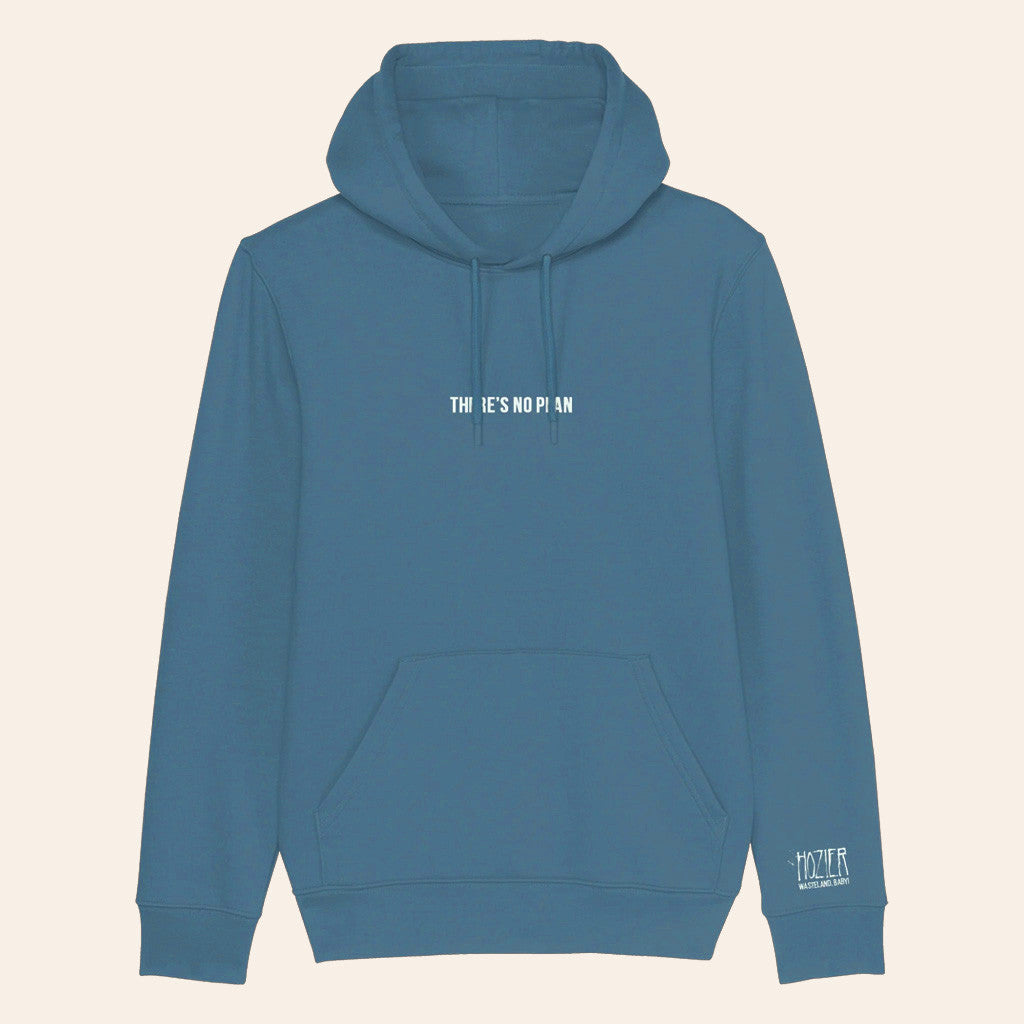 Hozier Merch Tour 2025 There's No Plan Stone Blue Hoodie Music Related Gifts For Guys Hozier Merch Tour 2025 There's No Plan Stone Blue Hoodie Music Related Gifts For Guys