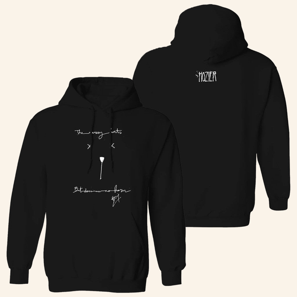 Hozier Merch Tour 2025 Unreal Unearth Unending Black Hoodie Cool Gifts For Music Lovers