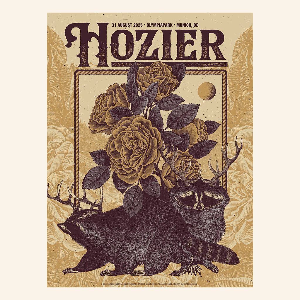 Hozier Merch Unreal Unearth Tour 2025 Munich Poster Wall Art Decor Gifts For Music Lovers