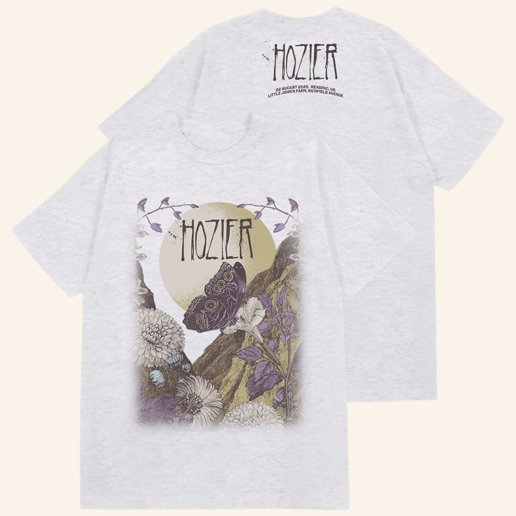 Hozier Merch Unreal Unearth Tour 2025 Reading T-Shirt Best Gifts For Music Lovers