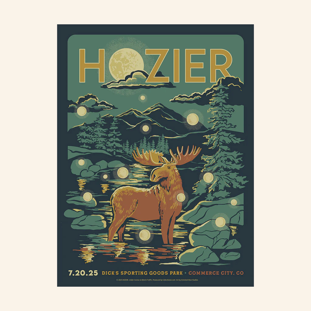 Hozier Tour Merch Commerce City July 20 Show Poster Wall Decor Birthday Gifts For Music Lovers Hozier Tour Merch Commerce City July 20 Show Poster Wall Decor Birthday Gifts For Music Lovers