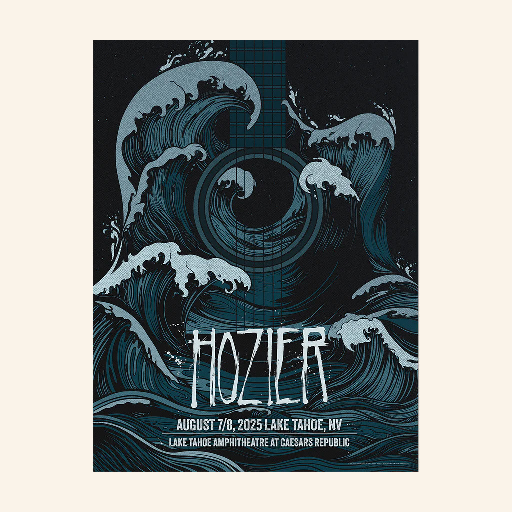 Hozier Tour Merch Lake Tahoe August 7 And 8 Show Poster Best Gifts For Music Lovers Hozier Tour Merch Lake Tahoe August 7 And 8 Show Poster Best Gifts For Music Lovers
