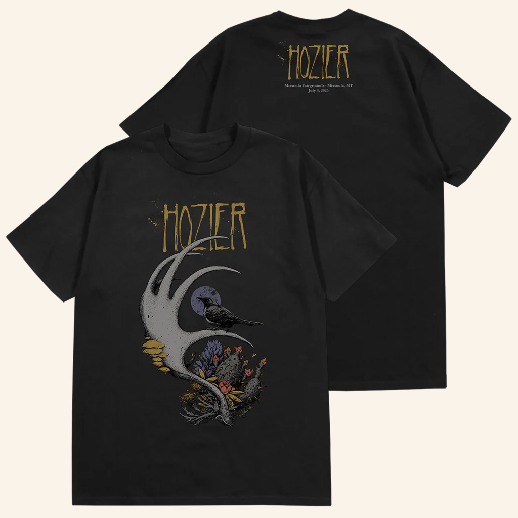 Hozier Tour Merch Missoula July 4 Show T-Shirt Christmas Present For Husband Hozier Tour Merch Missoula July 4 Show T-Shirt Christmas Present For Husband