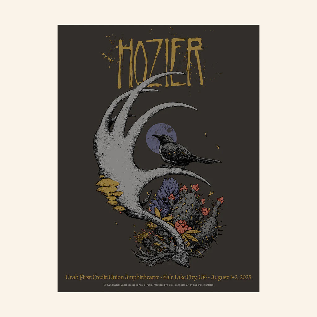 Hozier Tour Merch Salt Lake City August 1 And 2 Show Poster Presents For Music Lovers Hozier Tour Merch Salt Lake City August 1 And 2 Show Poster Presents For Music Lovers