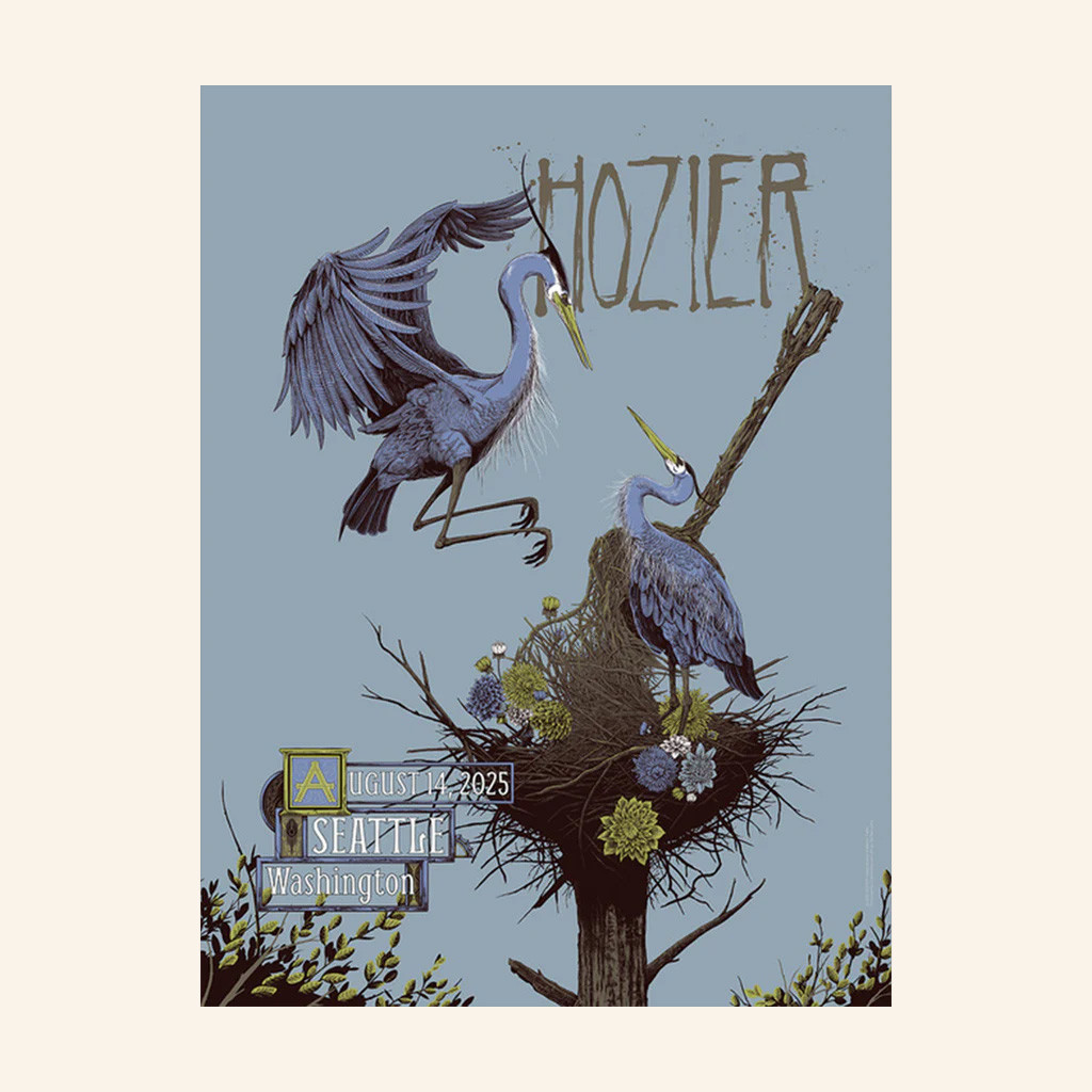 Hozier Tour Merch Seattle August 14 Show Poster Music Gift Ideas For Guys Hozier Tour Merch Seattle August 14 Show Poster Music Gift Ideas For Guys