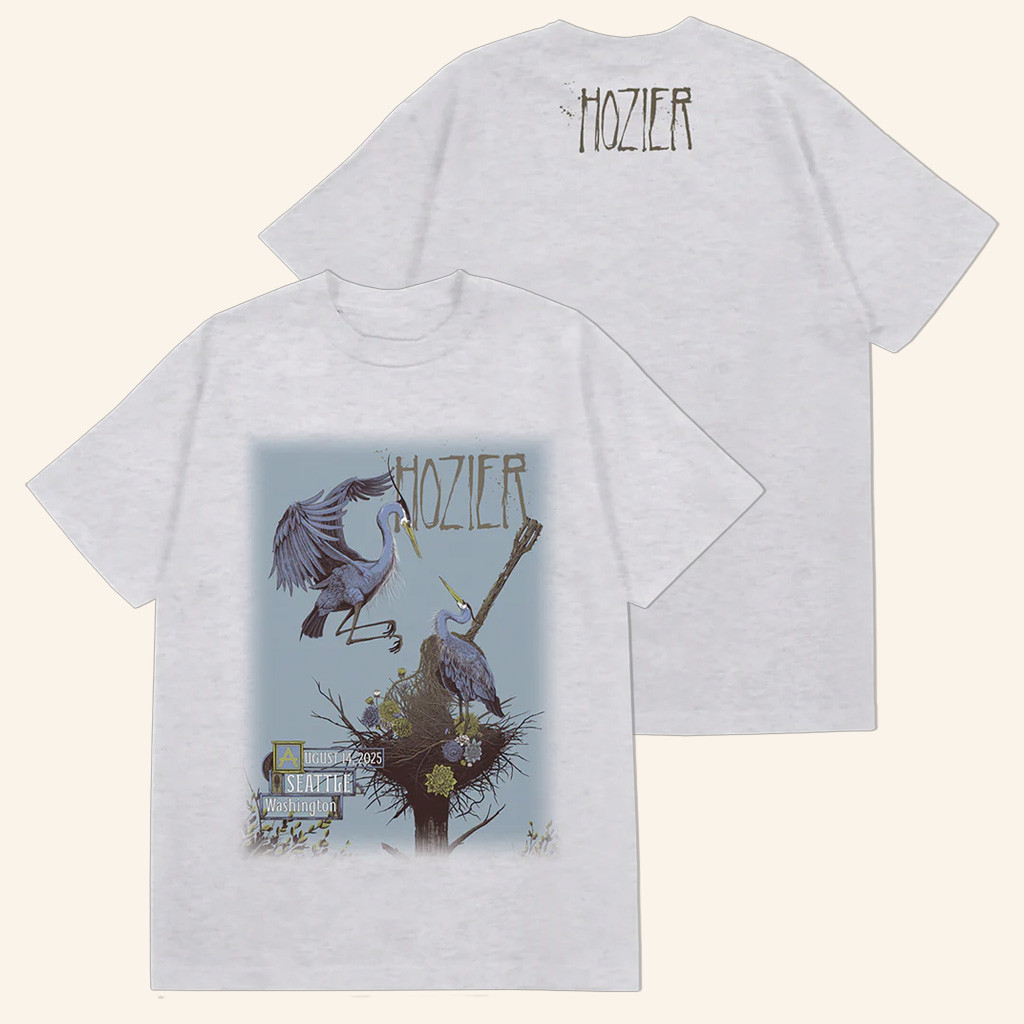 Hozier Tour Merch Seattle August 14 Show T-Shirt Husband Christmas Gift Ideas Hozier Tour Merch Seattle August 14 Show T-Shirt Husband Christmas Gift Ideas