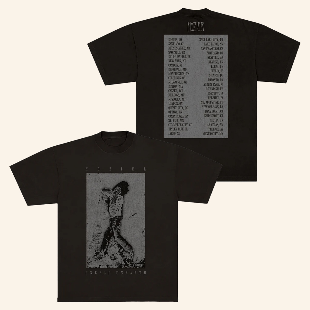 Hozier Tour Merch Unreal Unearth 2025 Photo Tour T-Shirt Cool Gifts For Music Lovers Hozier Tour Merch Unreal Unearth 2025 Photo Tour T-Shirt Cool Gifts For Music Lovers