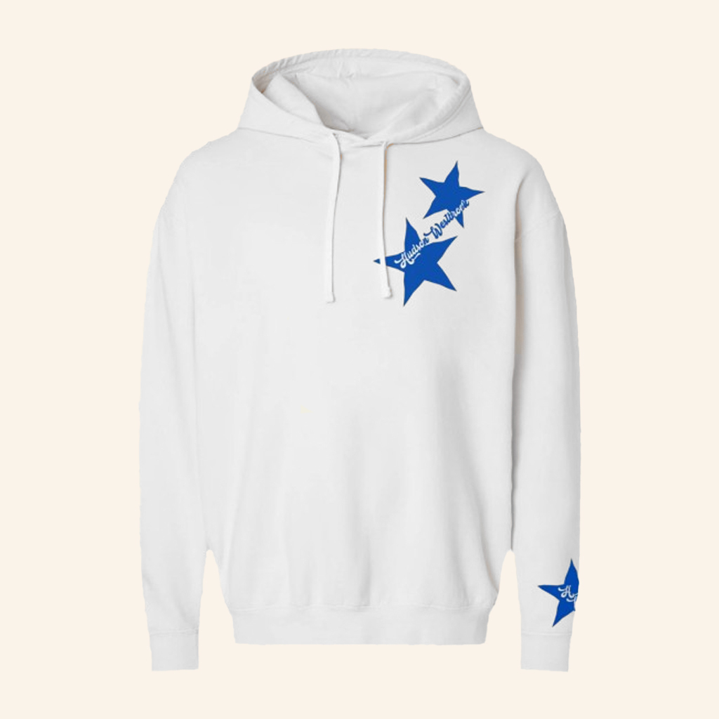 Hudson Westbrook Merch HW Blue Star Hoodie Christmas Presents For Girlfriend
