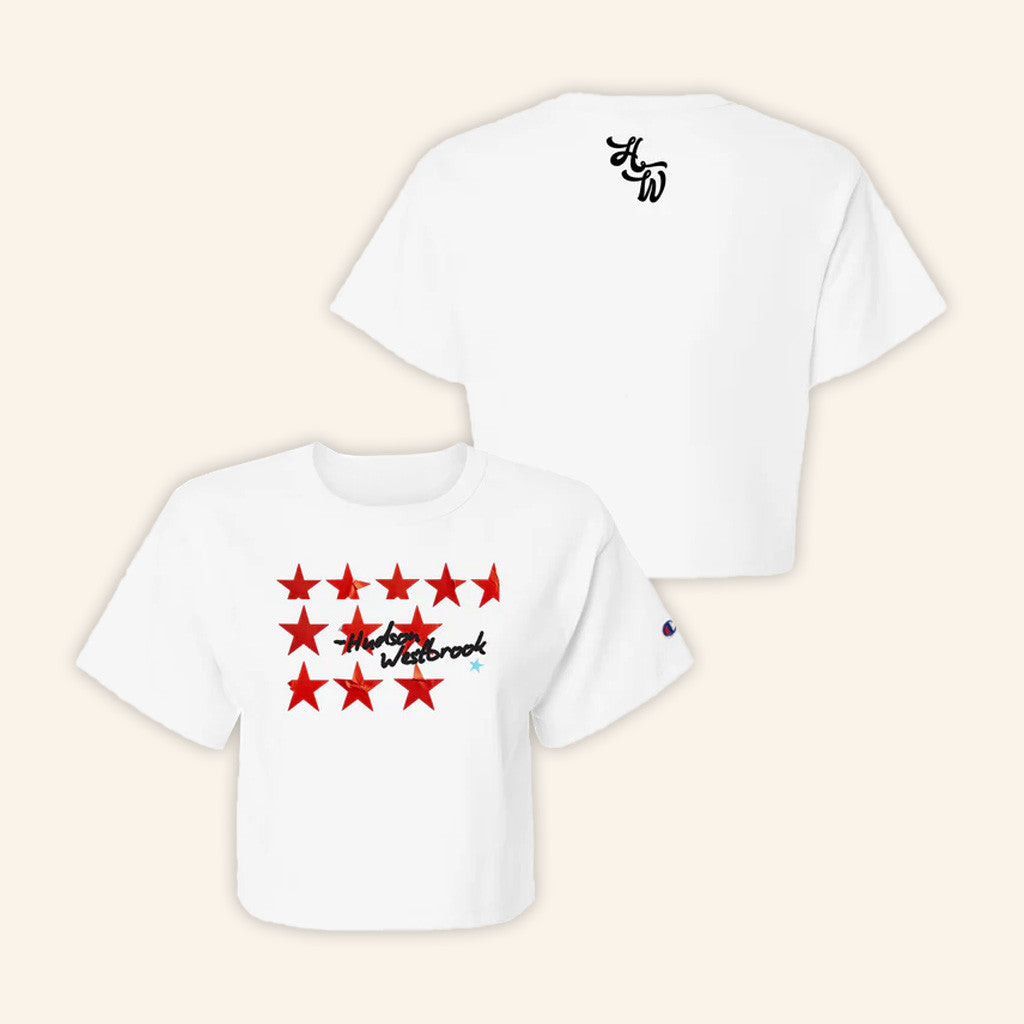 Hudson Westbrook Merch Red Star Cropped T-Shirt Best Gifts For Music Lovers Hudson Westbrook Merch Red Star Cropped T-Shirt Best Gifts For Music Lovers