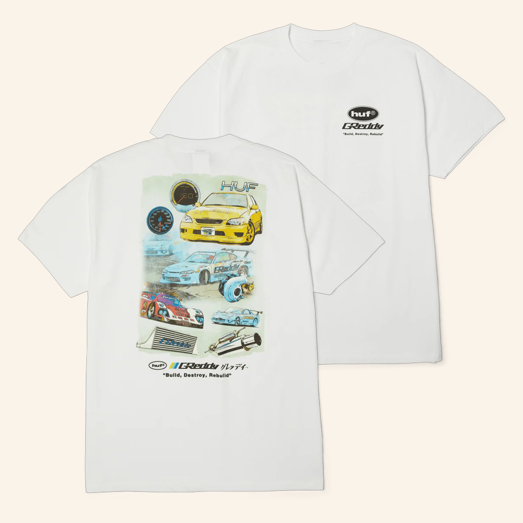 Huf Worldwide Merch Huf X Greddy Parts T-Shirt Xmas Gifts For Him