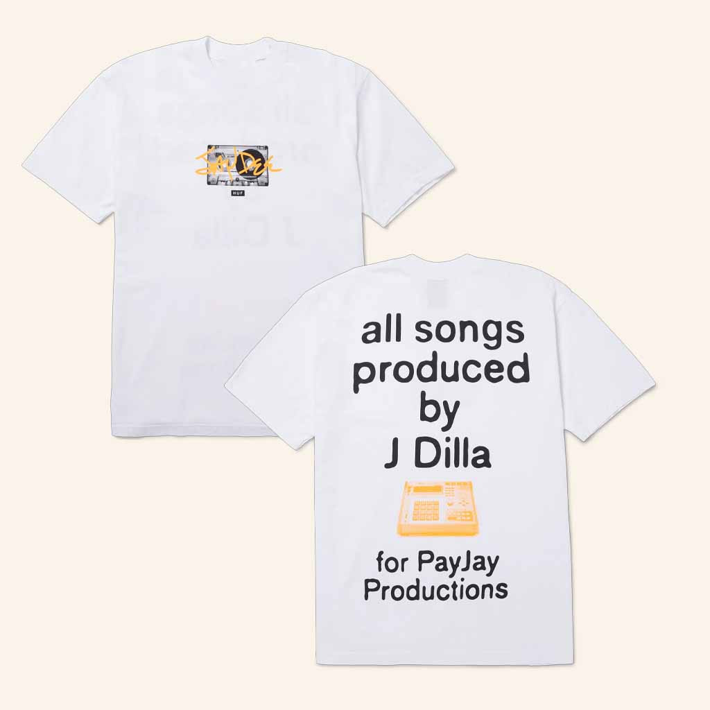 Huf Worldwide Merch Huf X J Dilla Pay Jay T-Shirt Husband Christmas Gift Ideas Huf Worldwide Merch Huf X J Dilla Pay Jay T-Shirt Husband Christmas Gift Ideas