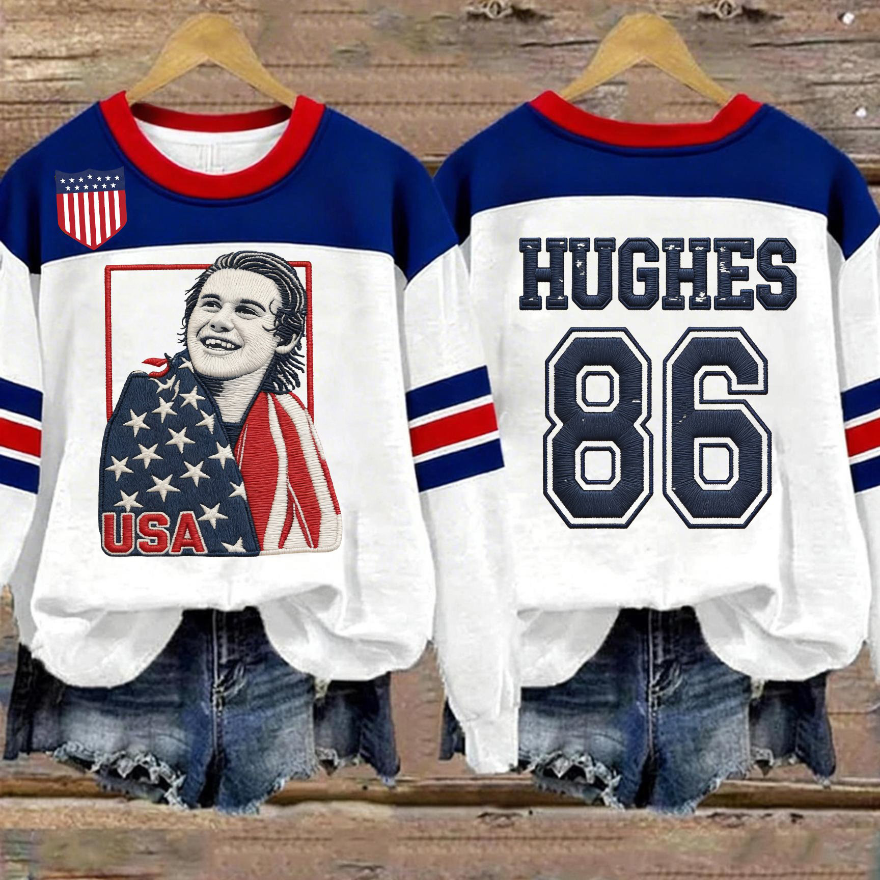 Hughes USA Hockey Team 2026 Sweatshirt USA Hockey Apparel Unique Gift For Fans