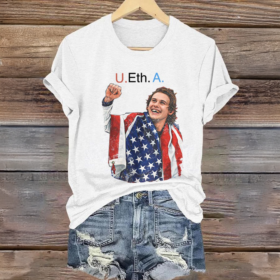 Hughes USA Hockey Team 2026 T-Shirt Jack Hughes Hockey Teeth Shirt Best Fan Gift For Her