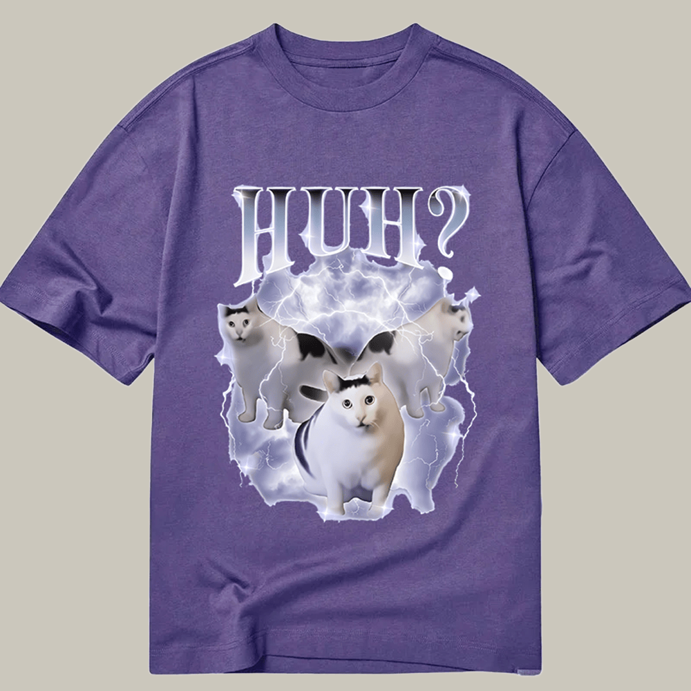 Huh Cat Chonky Ben Meme Classic T-Shirt Funny Cat Shirt Best Gifts For Meme Lovers