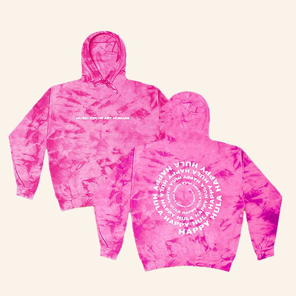 Hulaween Merch Spiral Tie Dye Hoodie Best Gifts For Music Lovers