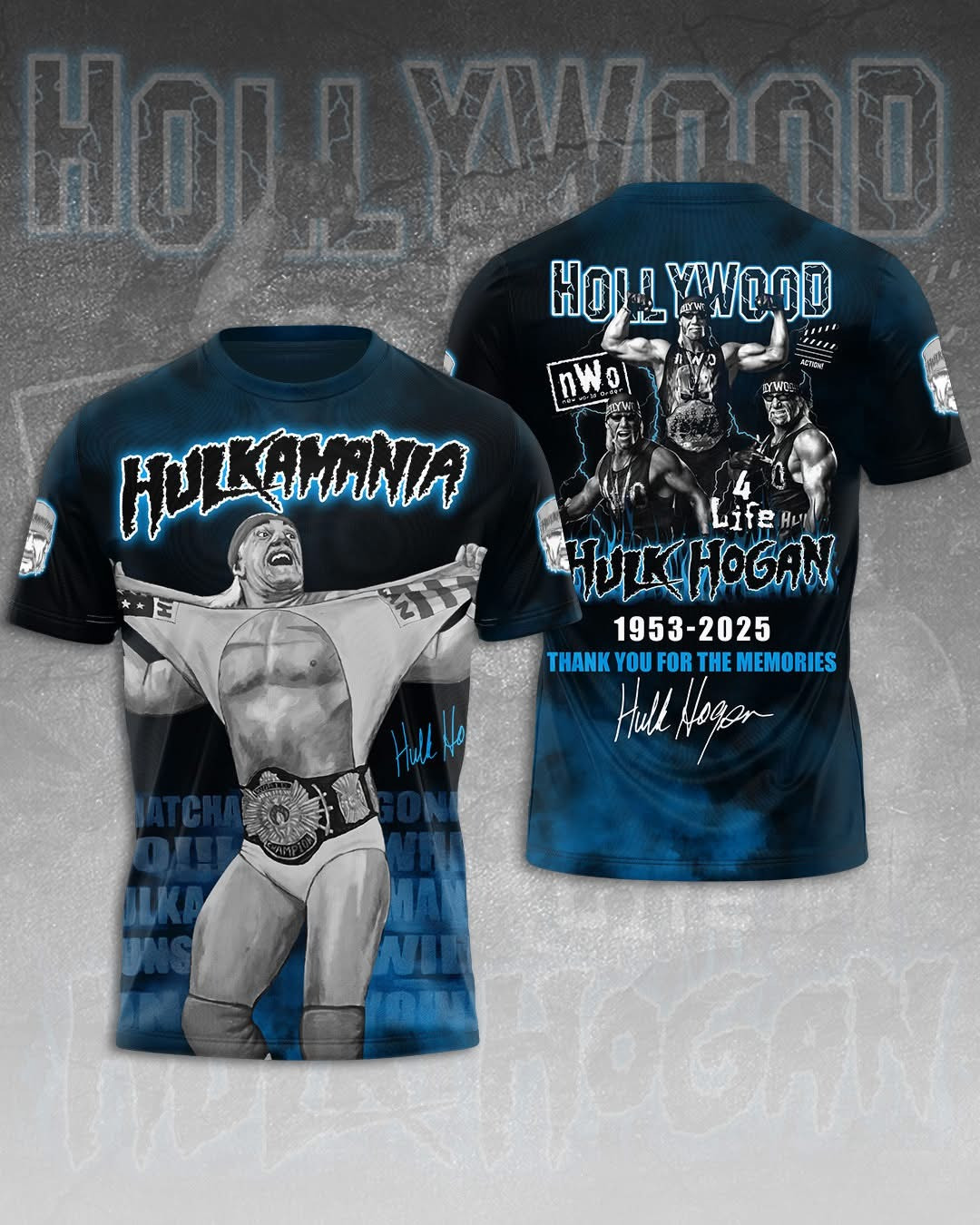 Hulk Hogan 1953-2025 Hulkamania T-Shirt Thank You For The Memories Special Gift For Fans