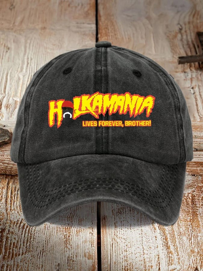 Hulk Hogan Hulkamania Live Forever Brother Remember Hat Thank You For The Memorial Hat
