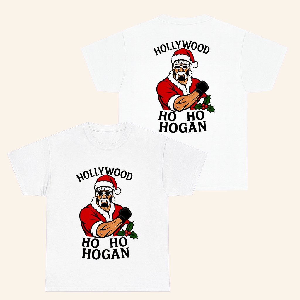 Hulk Hogan Merch Hollywood Ho Ho Hogan T-Shirt Christmas Gifts For Brothers Hulk Hogan Merch Hollywood Ho Ho Hogan T-Shirt Christmas Gifts For Brothers