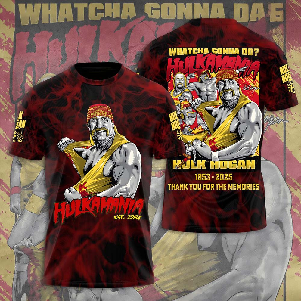 Hulk Hogan Thank You For The Memorial T-Shirt Men's Gifts For Fans
