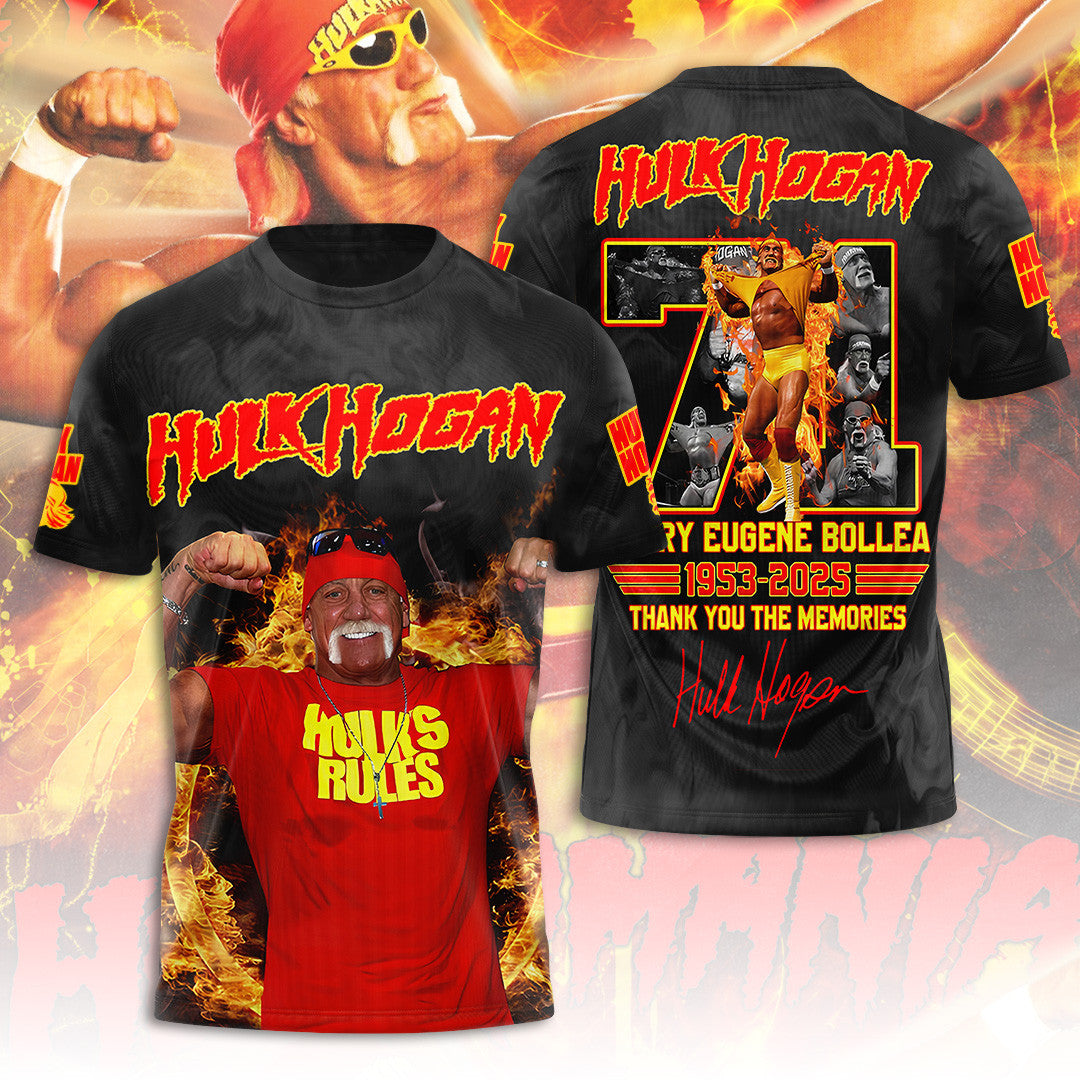 Hulkamania Hulk Hogan Shirt RIP Hulk Hogan Thank You For The Memories Shirt Merch
