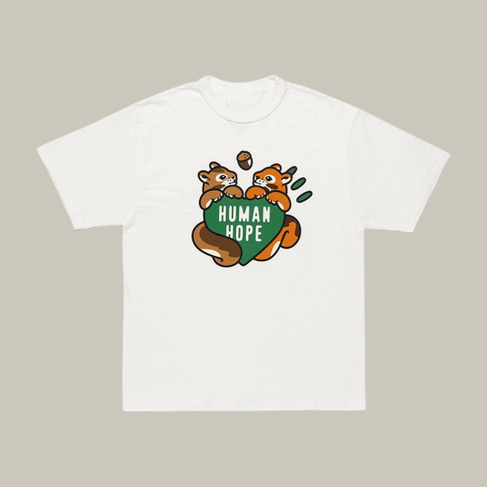 Human Made X J Hope Merch Human Hope Squirrels T-Shirt Music Concert Tee BTS Gift For Army