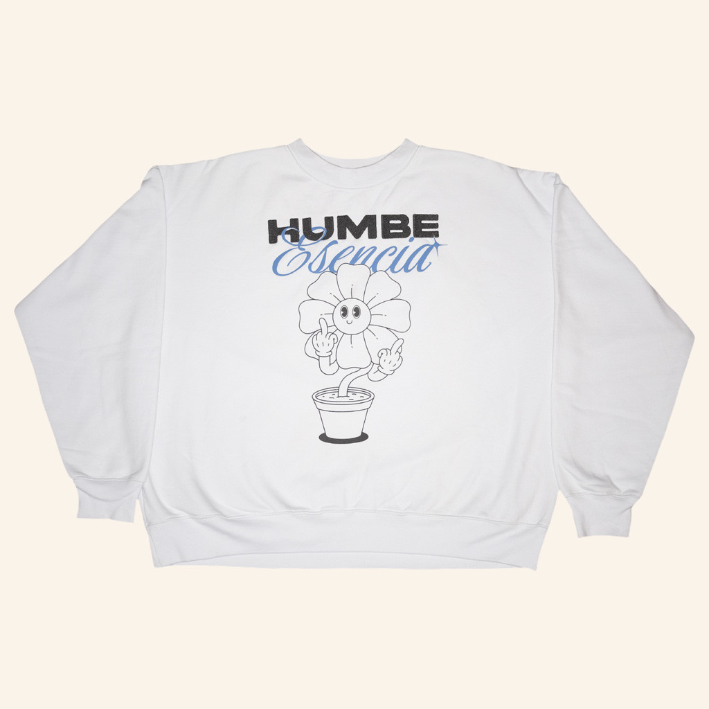 Humbe Merch Humbe Esencia Flower Pot Sweatshirt Presents For Music Lovers