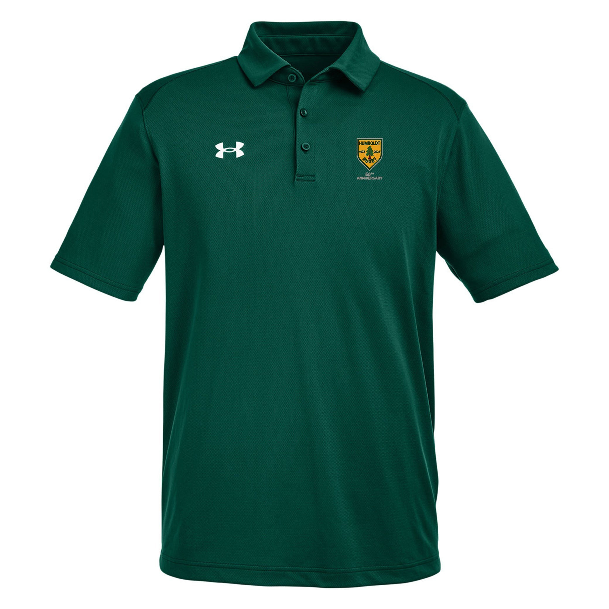 Humboldt Rugby 50th Anniversary Tech Polo Shirt Gifts For Dad